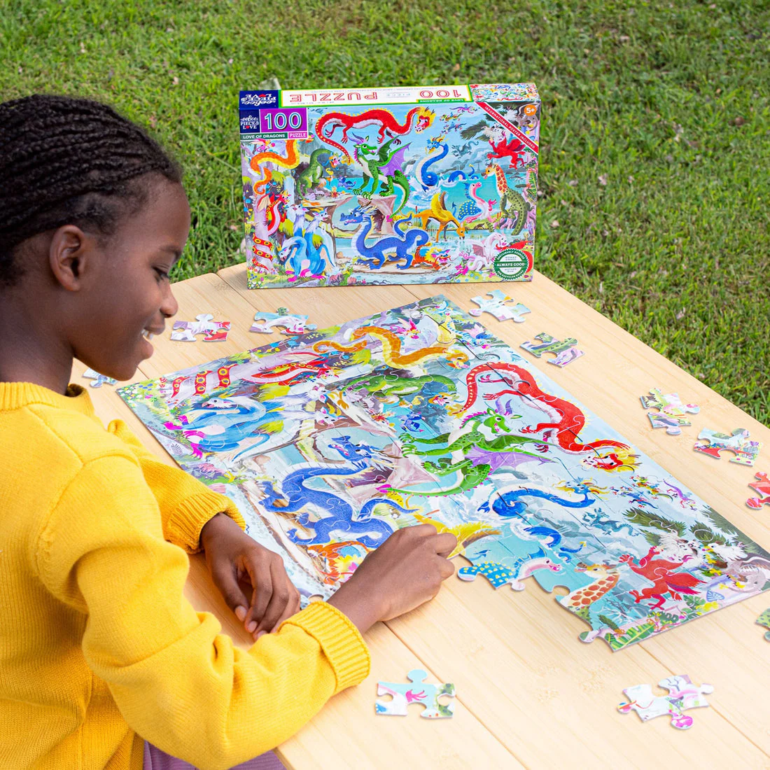 100 PC Love Of Dragons Puzzle - Image 2
