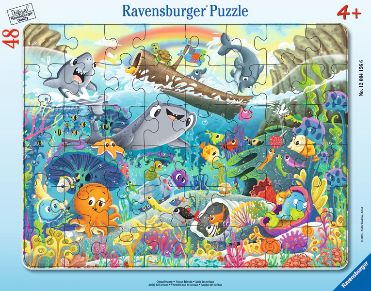 48 PC Ocean Friends Frame Puzzle