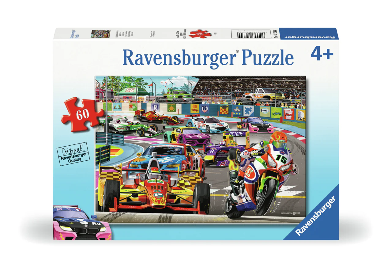 60 PC Racetrack Rally Puzzle