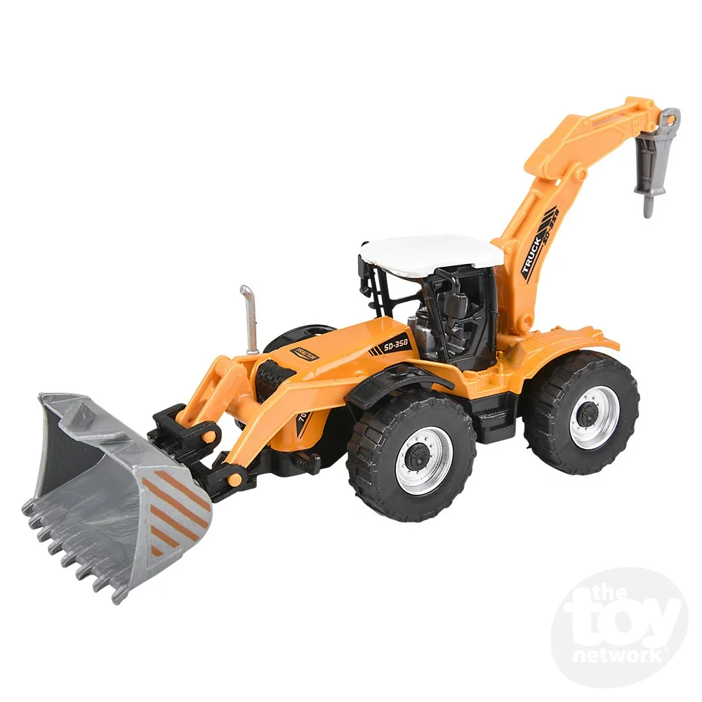 7" Die-Cast Pull Back Farm Tractor - Image 7