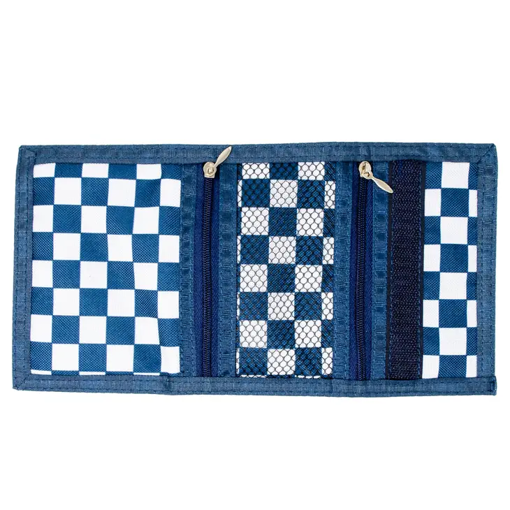 Black Checkered Wallet - Image 3