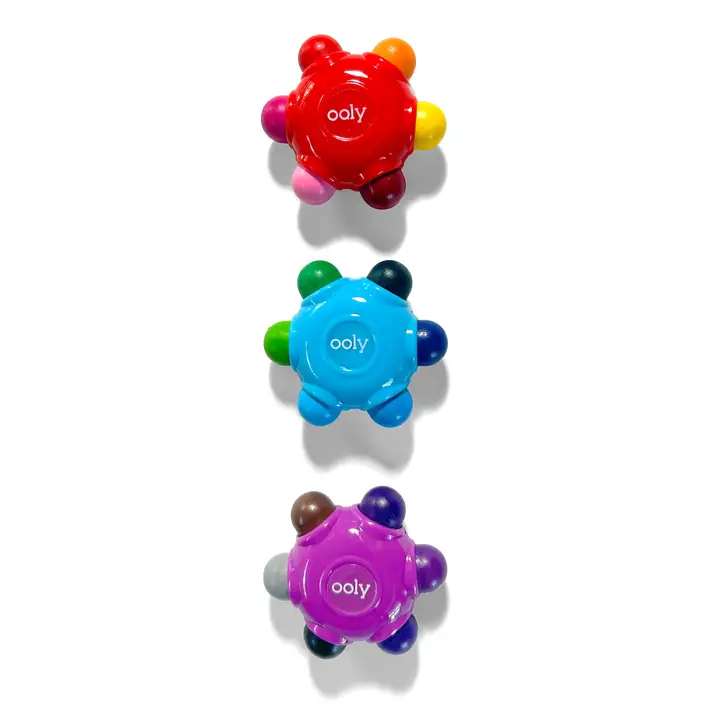 Color Burst Easy Grip Crayons - Image 2