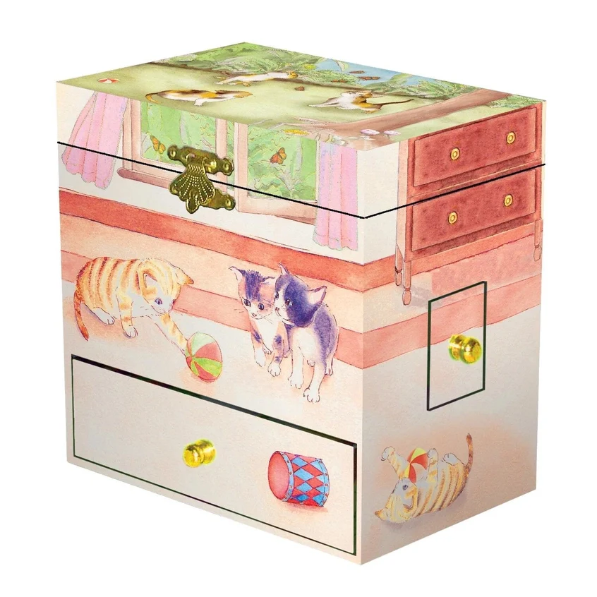 Curious Kittens Music Jewelry Box - Image 2