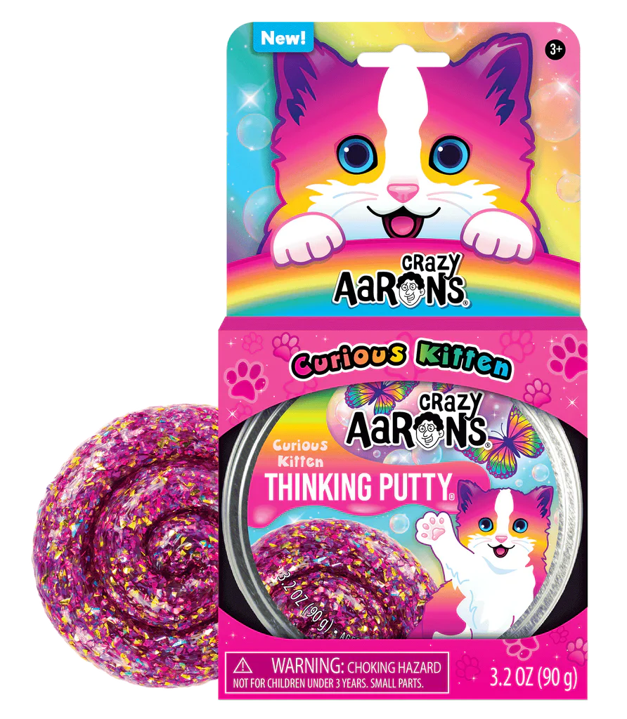 Putty Pets Curious Kitten Thinking Putty