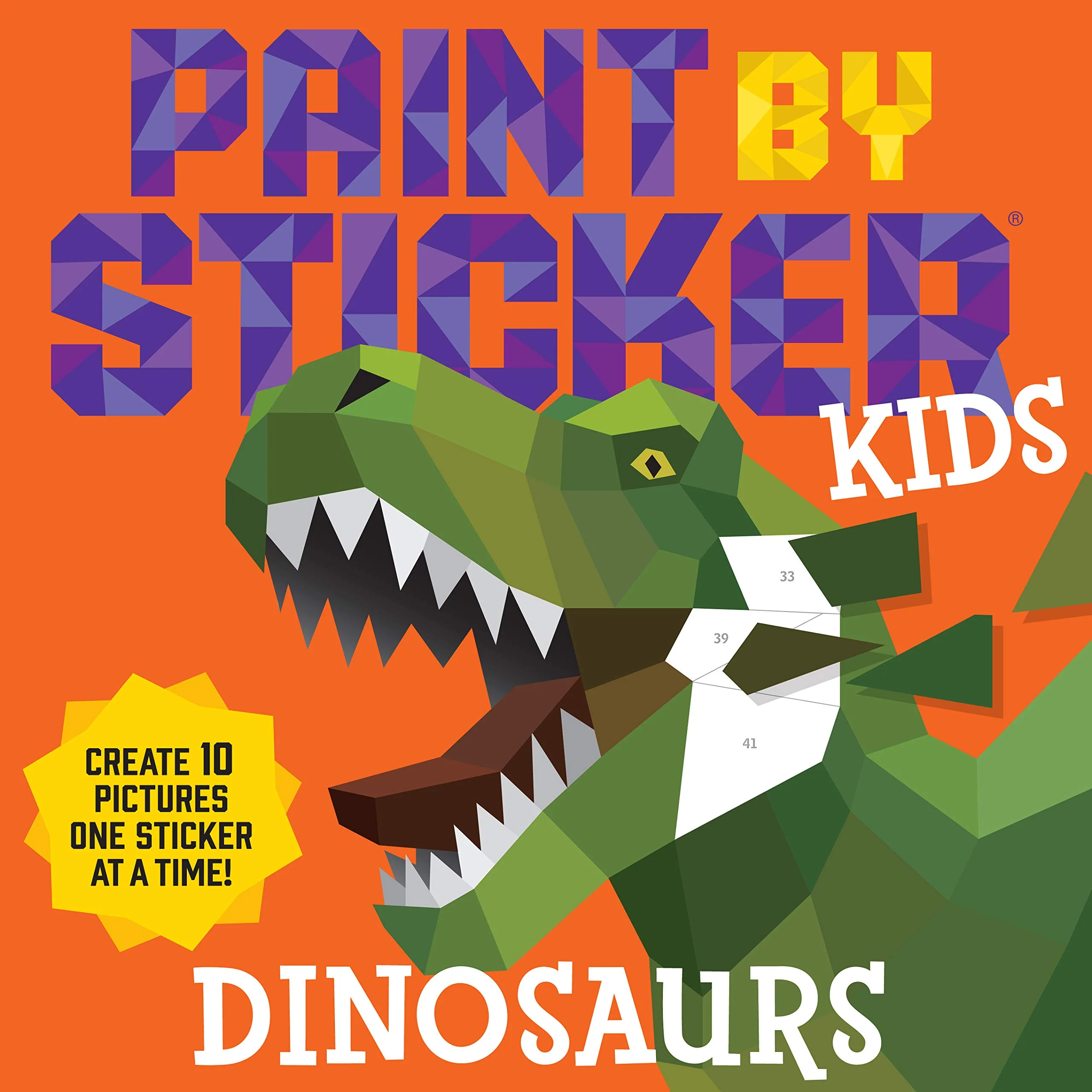 Dinosaurs Paint By Sticker Kids