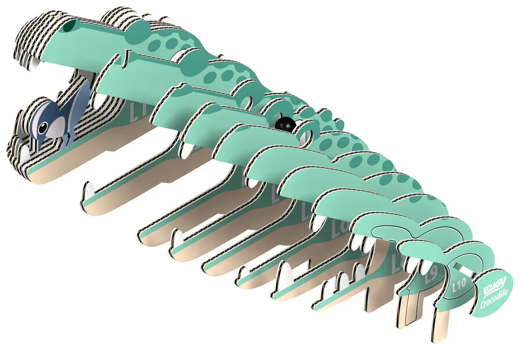 Eugy Crocodile 3D Puzzle - Image 3