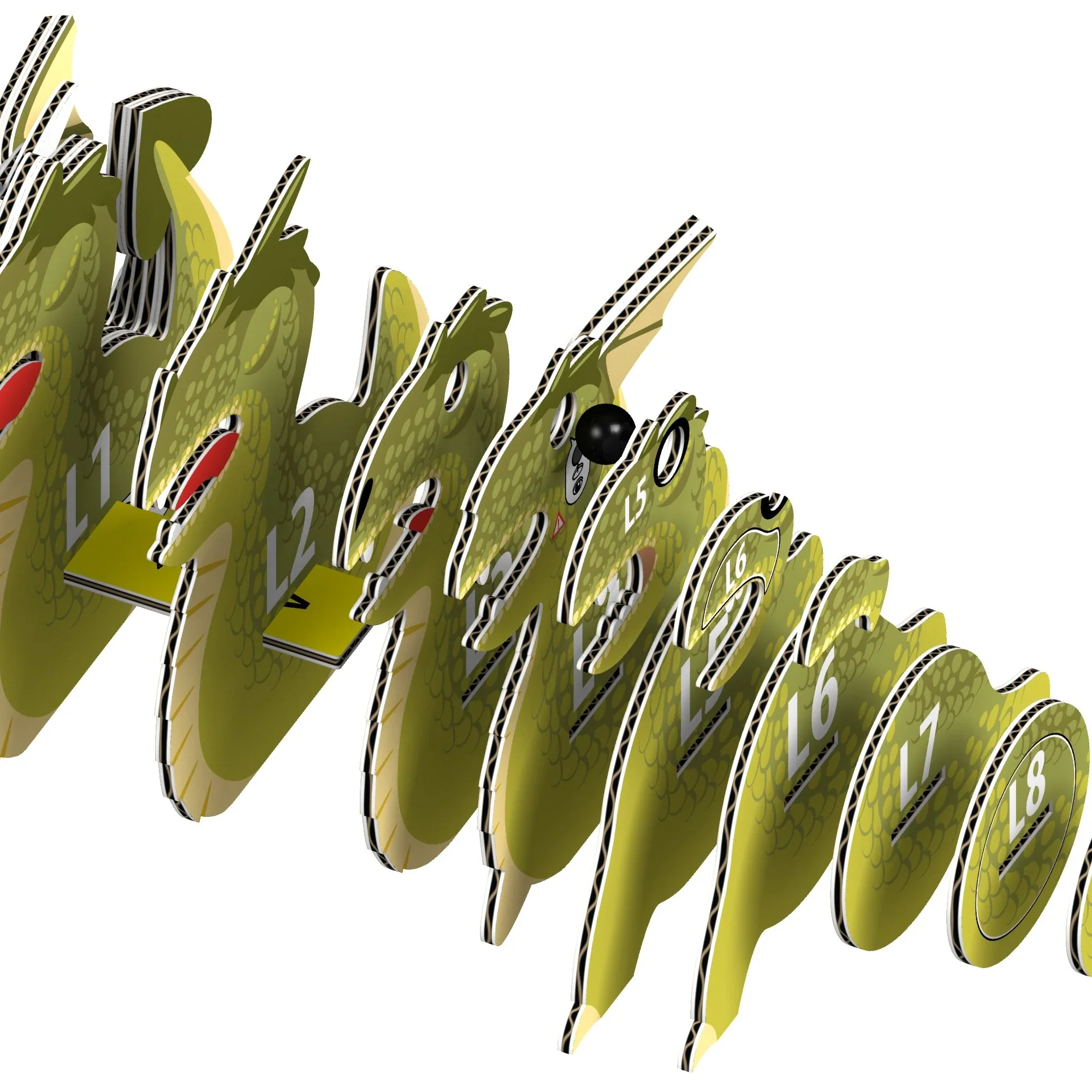 Eugy Dragon 3D Puzzle - Image 3