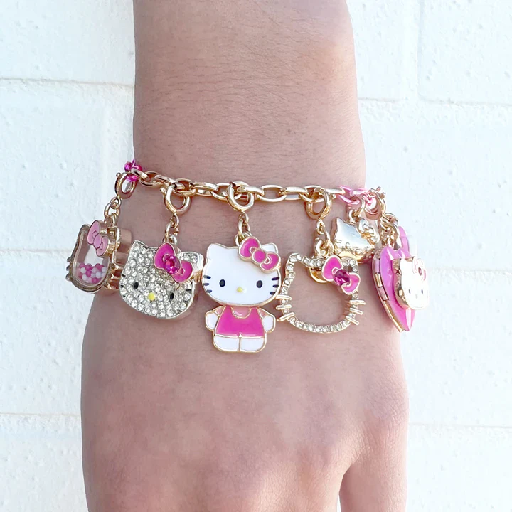 Gold Bling Hello Kitty Charm - Image 2
