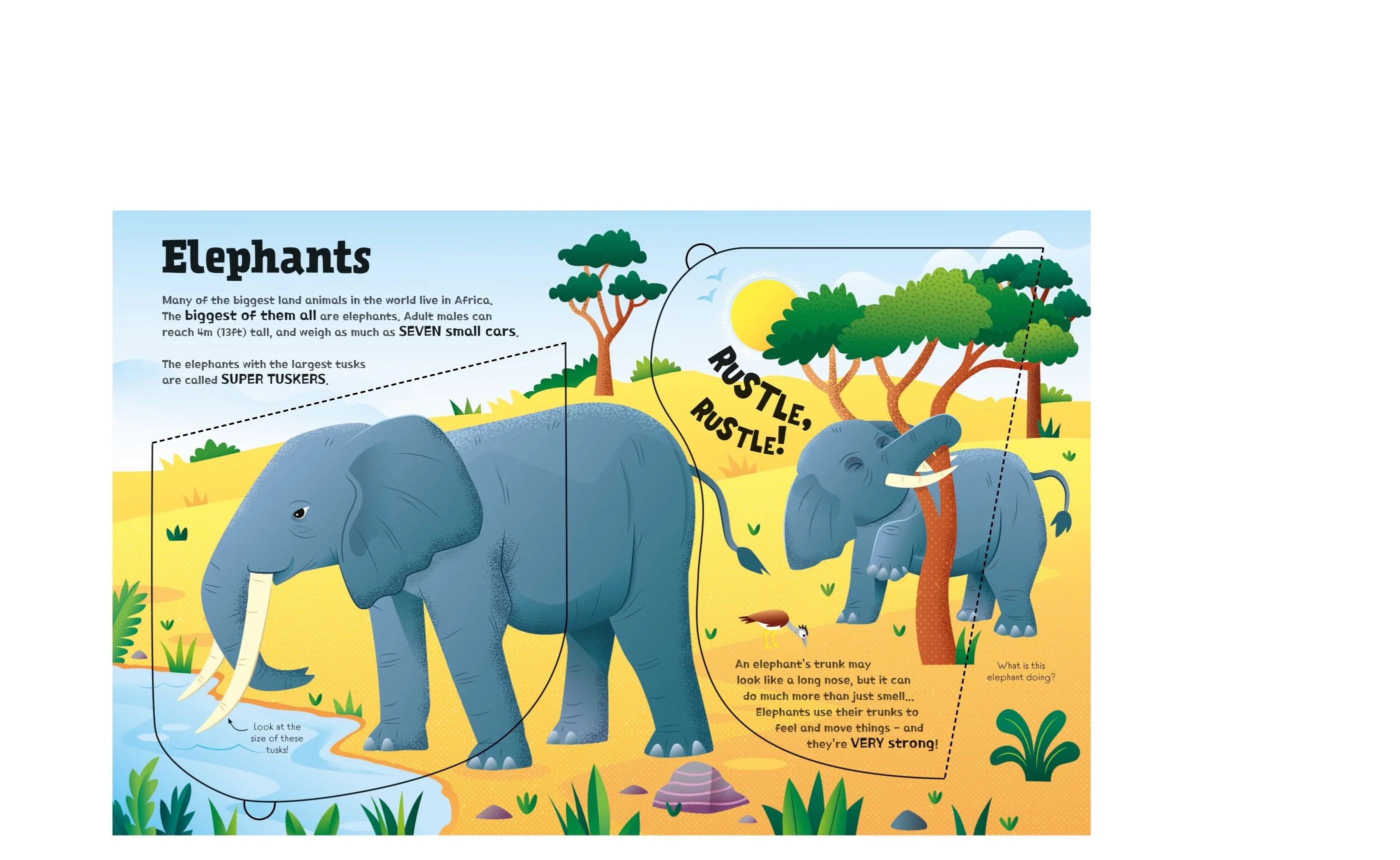 Great Big Animals With Great Big Flaps Board Book - Image 2