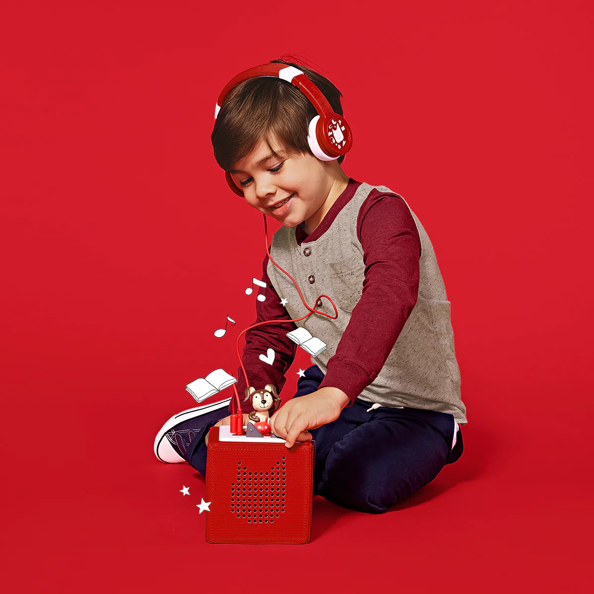 Headphones Red - Image 3