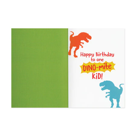High Five Dinosaurs Birthday Card - Image 2