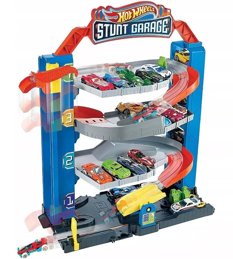 Hot Wheels City Stunt Garage Playset - Image 2