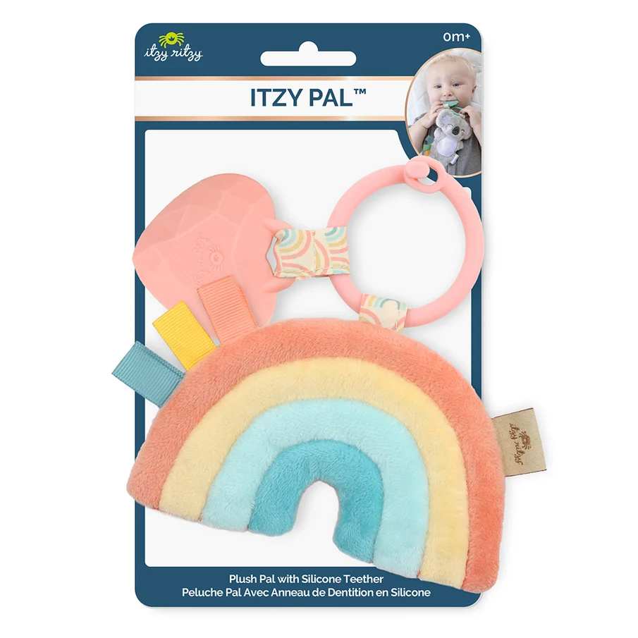 Itzy Pal Plush & Teether Rainbow - Image 2