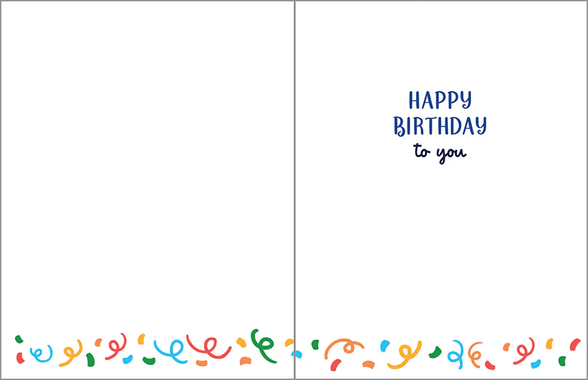 Let's Celebrate Cake Birthday Card - Image 2
