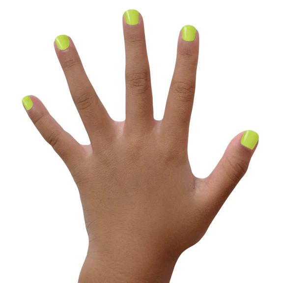 Lime Time Neon Lime Green Nail Polish - Image 2