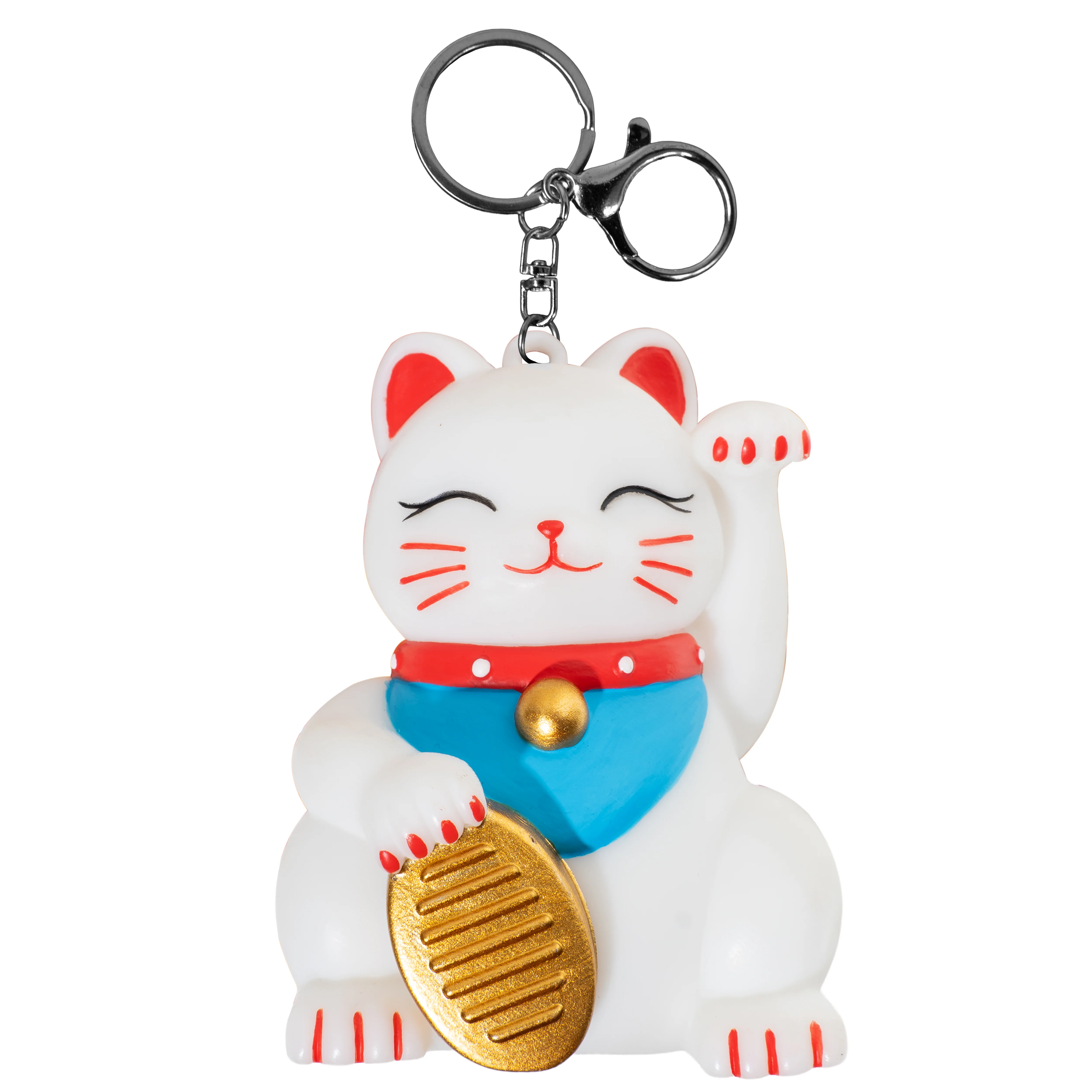 Lucky Cat Light Up Bag Charm - Image 2
