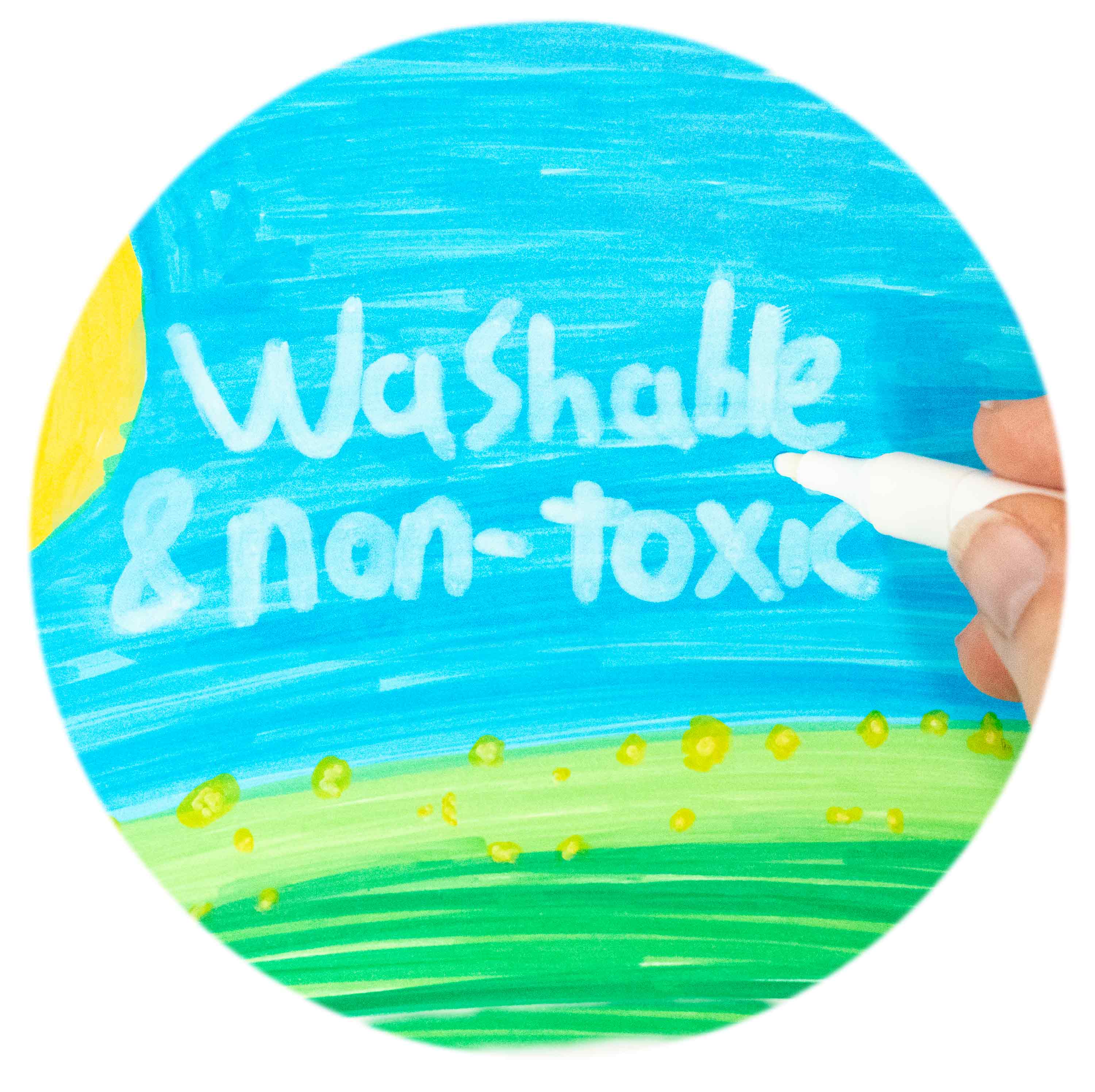 Magic Stix Washable Acrylic Markers 24 Piece - Image 4