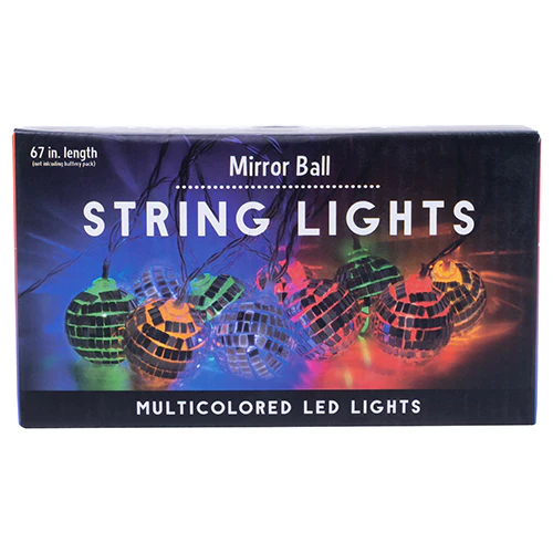 *Mirror Ball String Lights