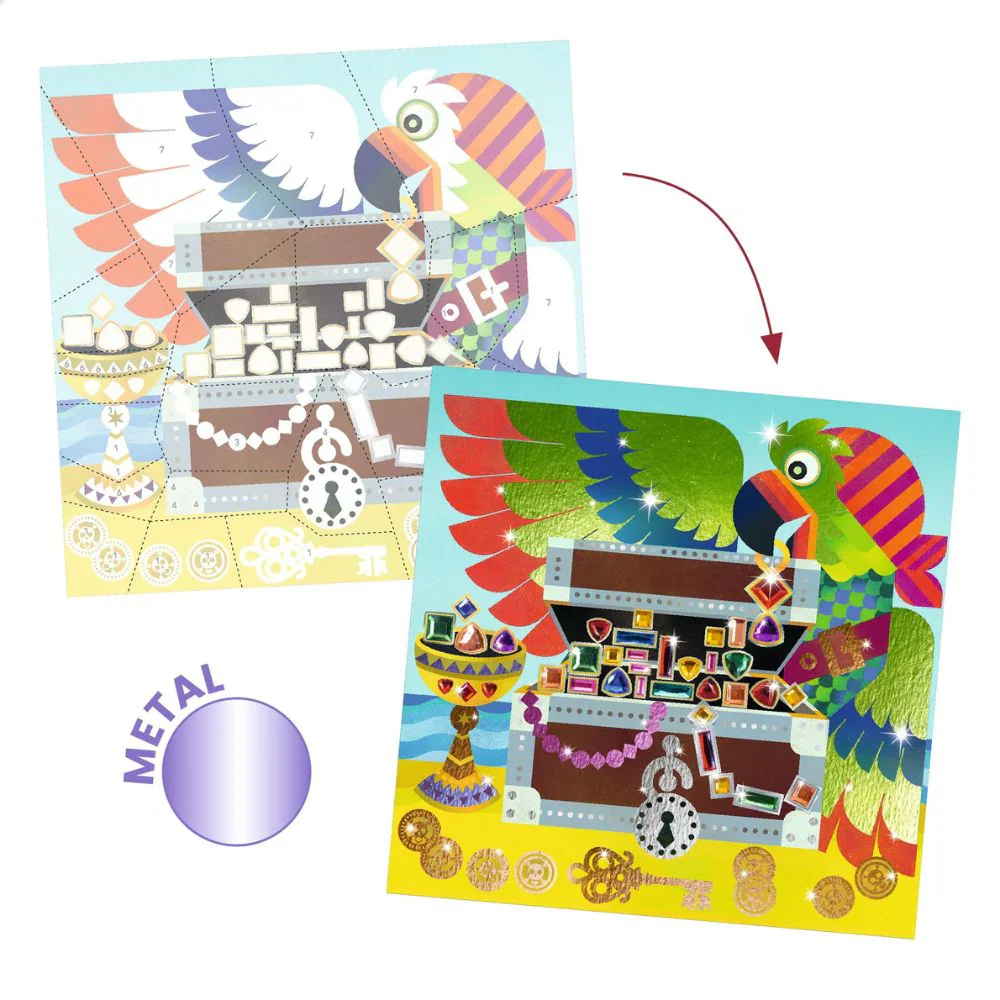 Mosaics And Foil Up And At 'Em Pirate - Image 3