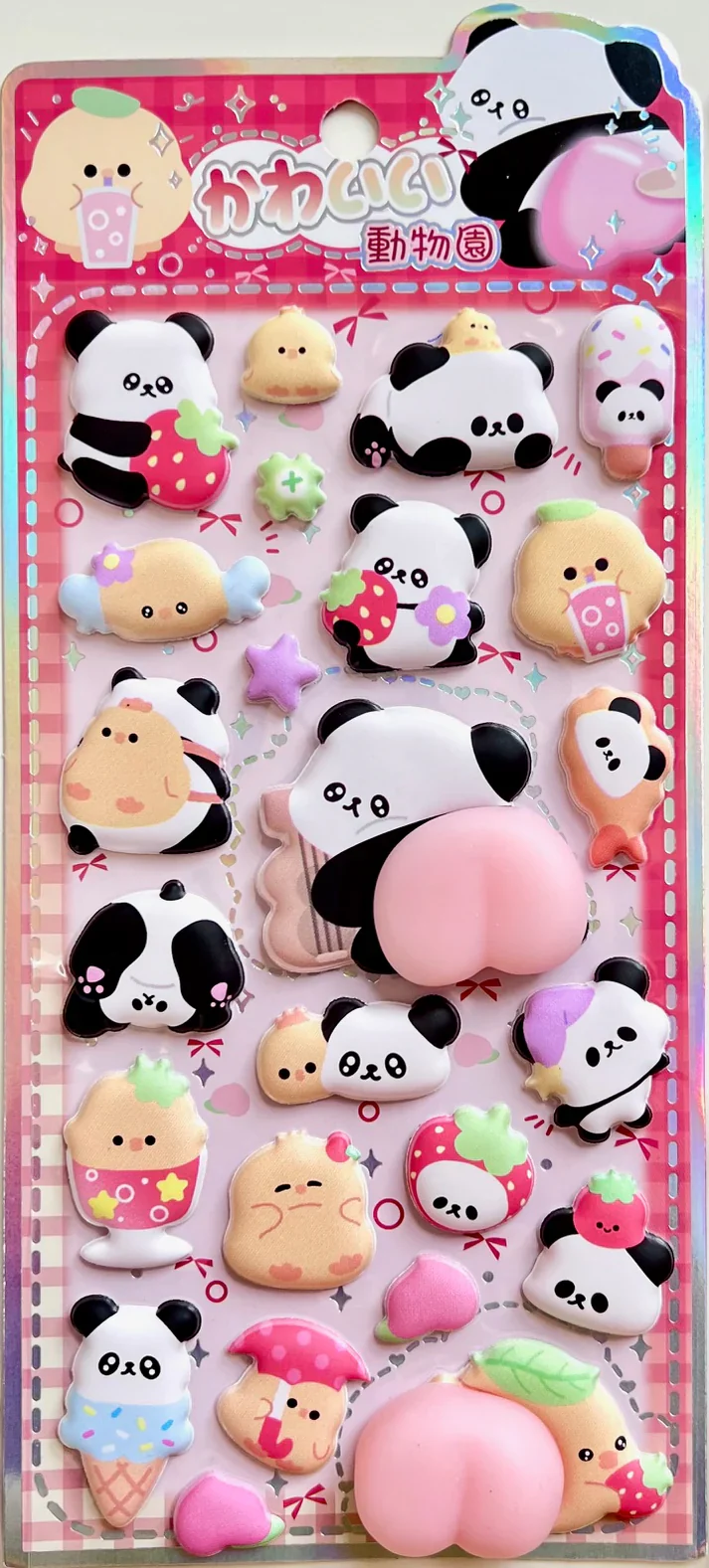 Panda Squishy Butt Stickers - Image 3