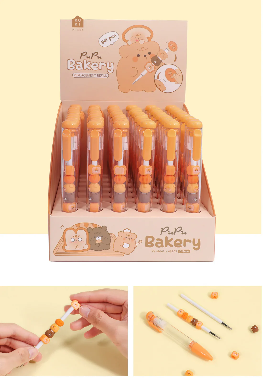 Pupu Bear Bakery Stack Gel Pen - Image 2