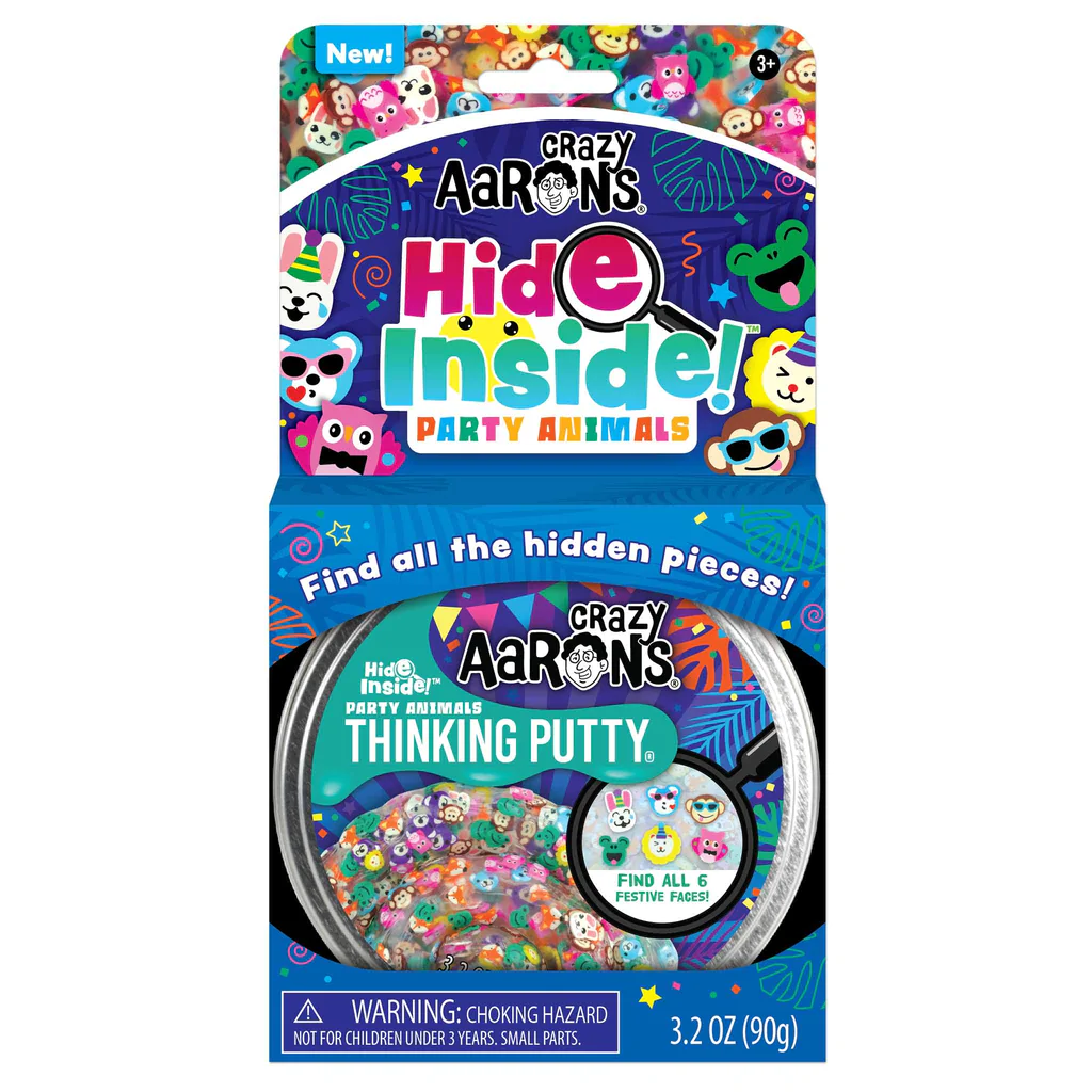 Party Animals Hide Inside Putty Tin