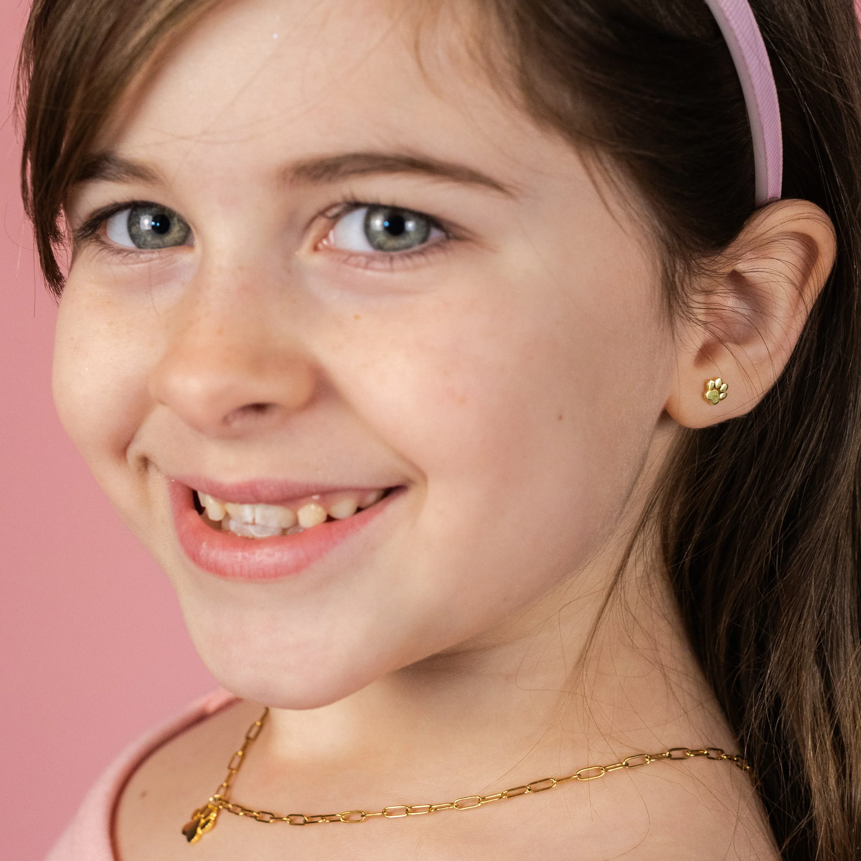 Paw Prints Kids Earrings - Image 2