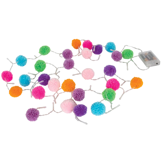 Pom Pom String Lights - Image 2