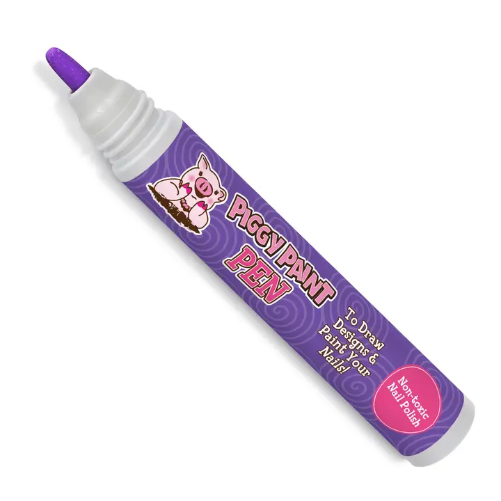 Purple Power Nail Polish Paint Pen - Image 3