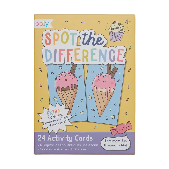 Spot The Difference Activity Cards