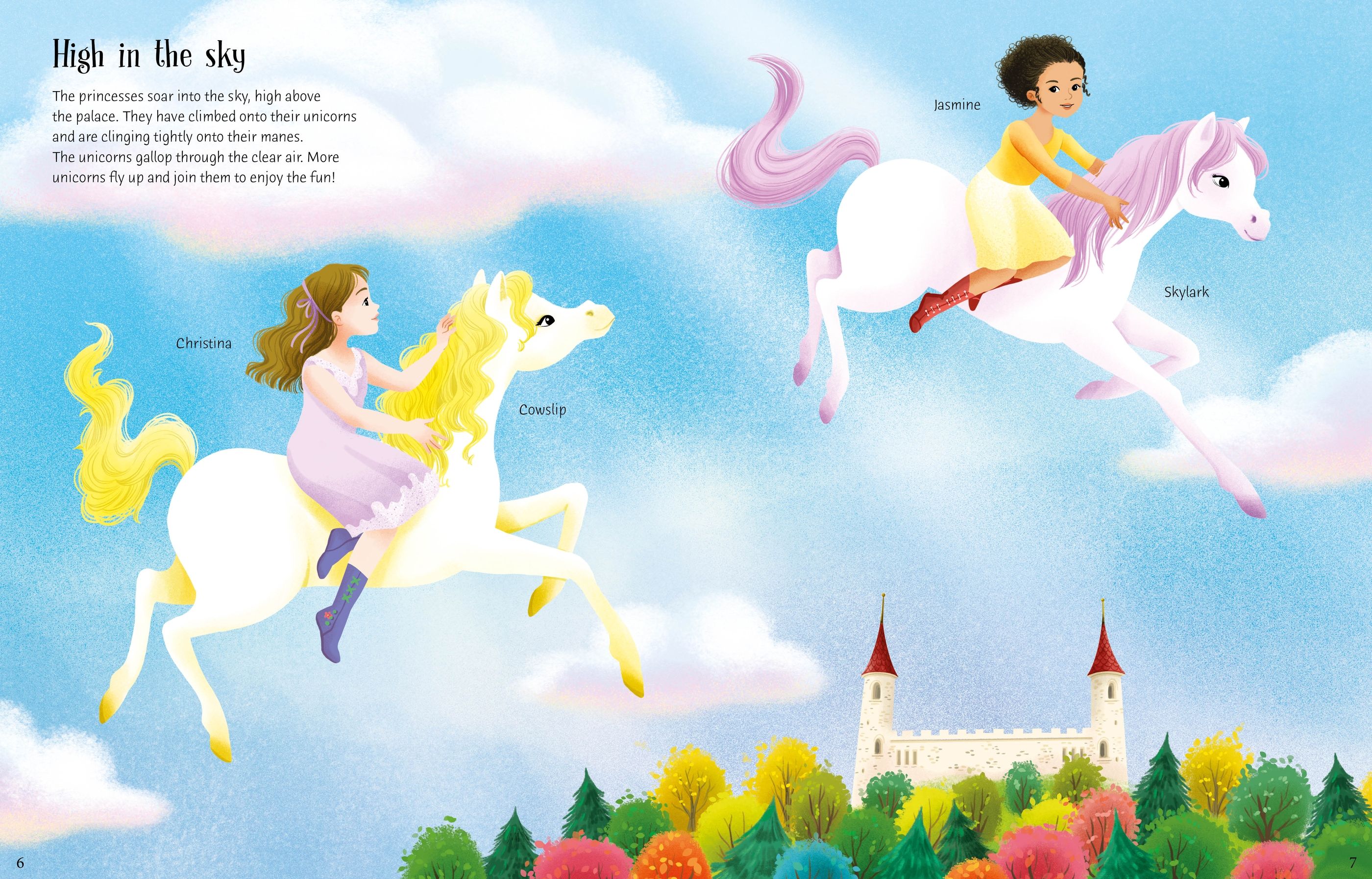 Sticker Dolly Dressing Unicorn Princesses Book - Image 2