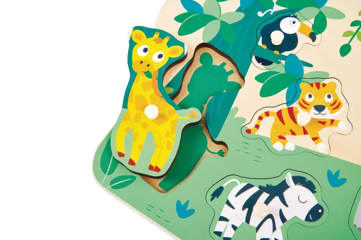 Wild Animals Peg Puzzle - Image 3