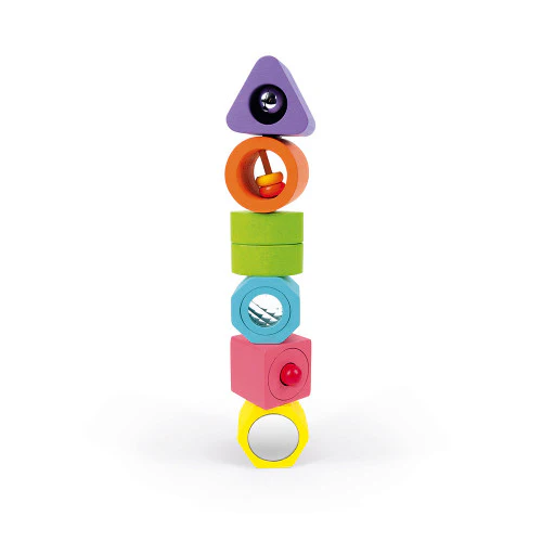 Wood Shapes & Sounds 6 Block Puzzle - Image 4