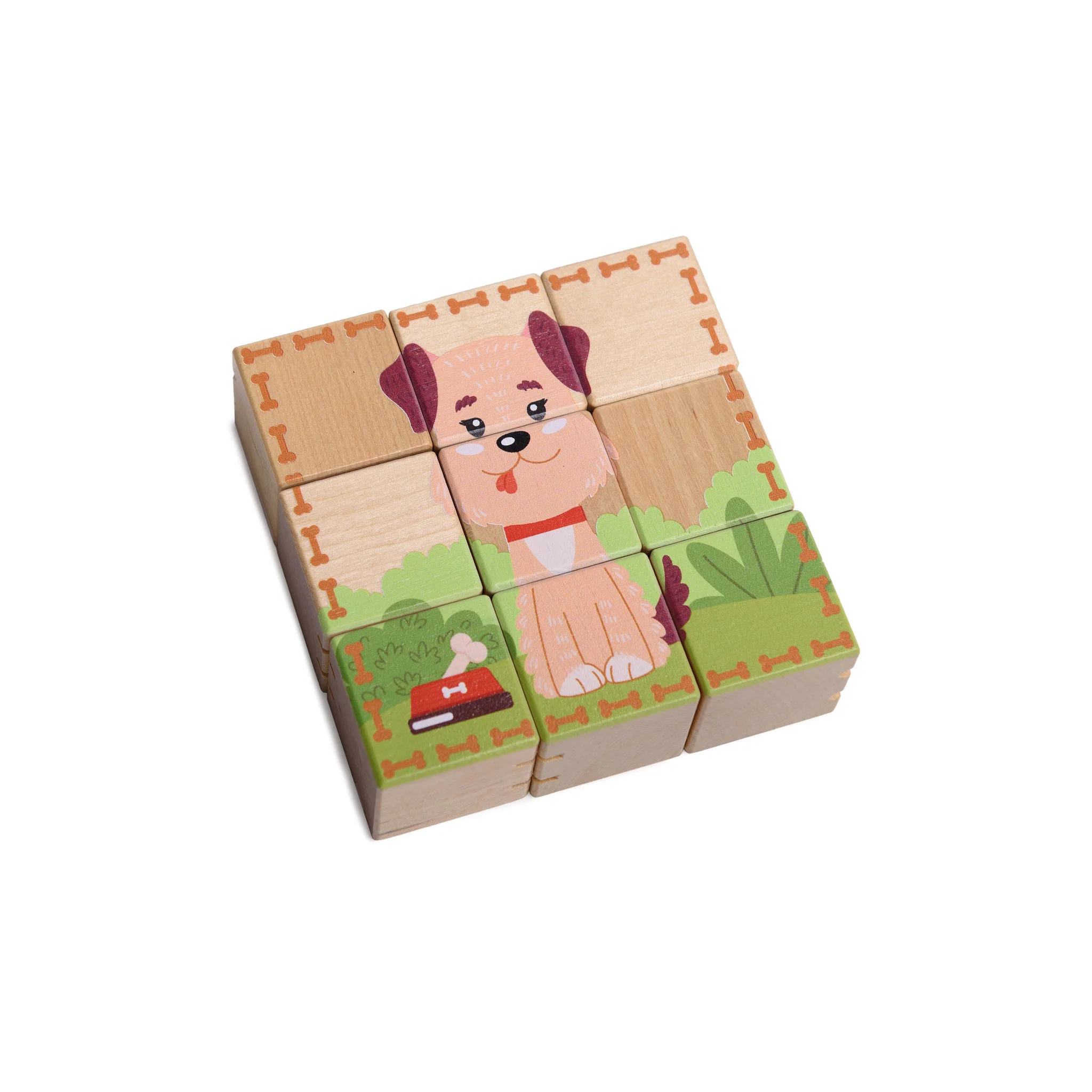 Wooden Cube Snake Puzzle - Image 3